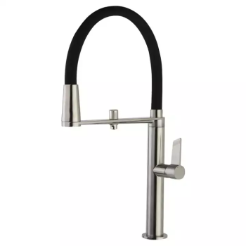 Смеситель для кухни Ramonsoler Kitchen с подключением фильтра питьевой воды с магнитным держ 898801мсnc никель 898801MCNC