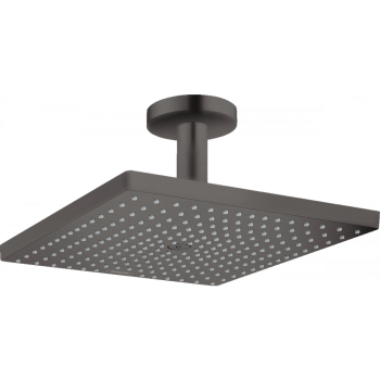 Верхний душ hansgrohe Raindance E 300 1jet 26250340 с потолочным подсоединением, шлифованный черный