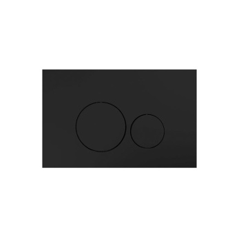 Клавиша смыва NEMO  круглые кнопки черный матовый NMFD023M-MB