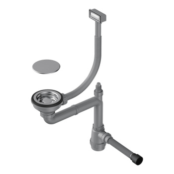 Сифон для мойки Omoikiri WK-1C-IN нержавеющая сталь 4956472