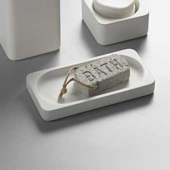 Мыльница Agape Surf, настольный, белый ACOM0634Z