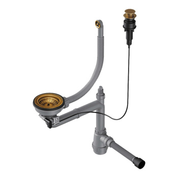 Сифон для мойки Omoikiri WK-1CL-R-A-AB022 античная латунь 4957092