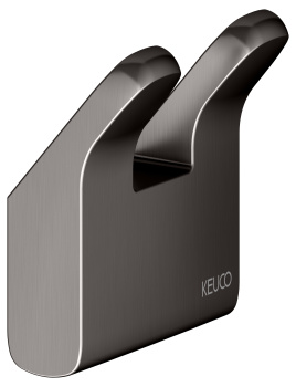 Крючок Keuco Moll 12713350000 двойной, титан черный шлифованный