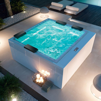 Минибассейн Treesse Phantom 235 x 235 x 98h м.г/м+нагреватель,фильтр-картридж, внеш. панель VTR, автонаполнение компл PR1, белый V322MXBNB220000I