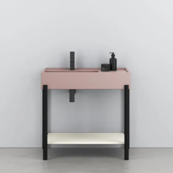 Раковина накладная Cielo Plinio PNLA85SF CP 85 см розовый