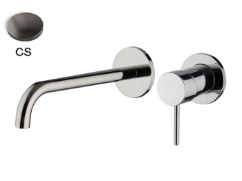 Внешняя часть смесителя для раковины Fima Carlo Frattini Spillo Up F3051WLX9CS черный\хром