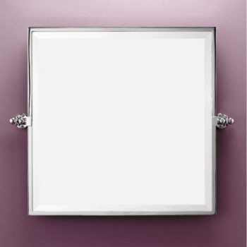 Зеркало настенное квадратное Devon&Devon First Class 51/61х50хh51cм фурнитура, хром DD33110CR