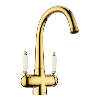 Смеситель для кухни Omoikiri Okinawa 2-G золото 4994253