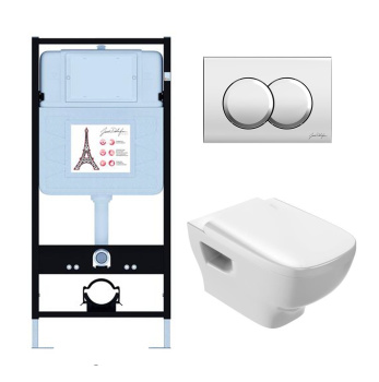 Унитаз c инсталляцией Jacob Delafon Struktura EDF103-00