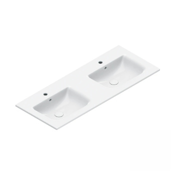 Раковина 125×50 Catalano Italy c 2 отверстиями Bianco lucido 0721272001