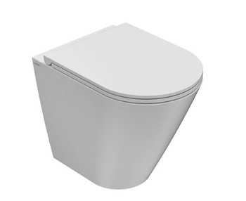 Унитаз напольный Globo Forty3 размер 52 см крепление в комплекте цвет bi (Bianco) FO002BI