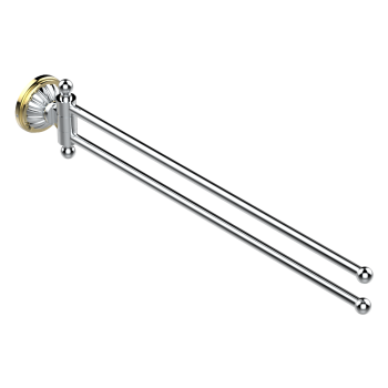 Полотенцедержатель THG Mandarine Metal U1A-G02-522 хром/золото