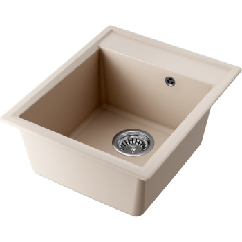 Мойка кухонная Omoikiri Daisen 42-SA бежевая 4993607