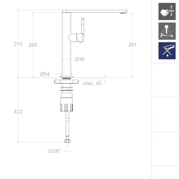 Смеситель для кухни Ramonsoler Kitchen 388401MA