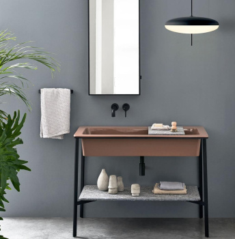 Раковина встраиваемая Cielo I Catini Catino CALARSF CN 110 см коричневый