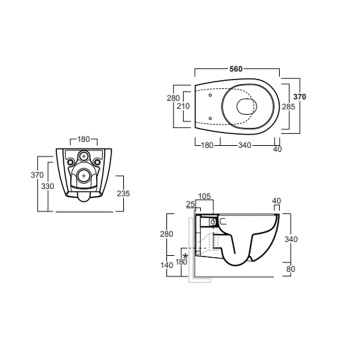 Унитаз подвесной безободковый Simas Vignoni VI18VERT sabbia  matt sabbia matt
