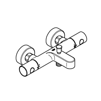 Термостат для ванны, GROHE Grohtherm 800 Cosmopolitan, хром, 34766000