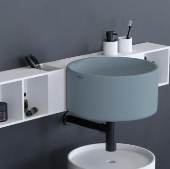 Раковина подвесная Cielo Sella SELSSF PL 40 см голубой