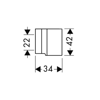 Держатель для душа AXOR Starck shower collection 27515000 хром