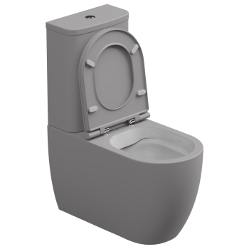 Чаша напольного унитаза GSG Ceramic Design Like White/Fumo Matt LKMBLBI000/038P