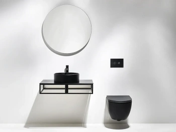 Крышка сиденье для унитаза Simas Trevi TR 004 black matt с микролифтом черный