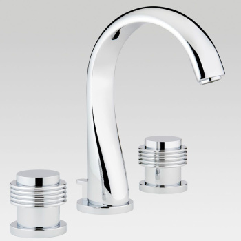 Смеситель для раковины THG Diplomate Grooved Rings U4B-A02-151 хром