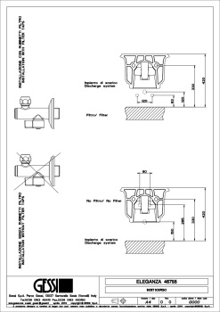Подвесное биде Gessi Eleganza 46755.518 White Ceramic