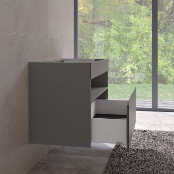 Тумба под раковину Keuco Stageline 100 32872290100 инокс матовый