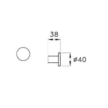 Крючок Stella Lucilla 1082 хром LL 10020 CR00