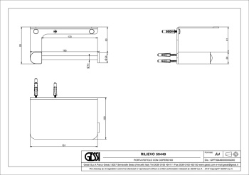 Держатель туалетной бумаги Gessi Rilievo 59449.031 Chrome