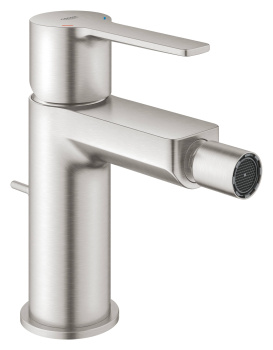 Смеситель для биде GROHE Lineare New с донным клапаном, суперсталь 33848DC1