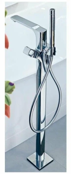 Axor Urquiola, Смеситель для ванны, с термостатом, напольный, внешняя часть, цвет: хром 11422000