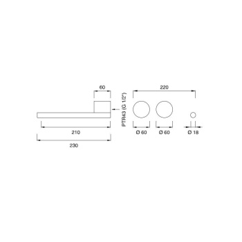 Смеситель для ванны CЕА Design Opus OPS 10 S сталь
