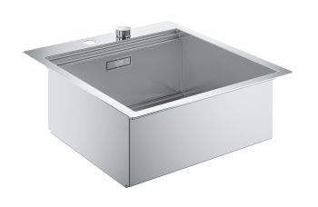 Мойка GROHE из нержавеющей стали с корзинчатым вентилем, 48,2 см, K800 31583SD0