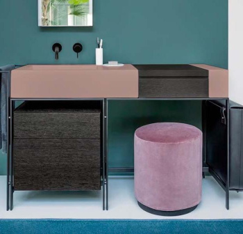 Раковина накладная Cielo I Narcisi NALASF CP 130 см розовый