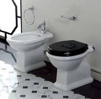 Крышка сиденье для унитаза Simas Lante LA 009 oro с микролифтом орех