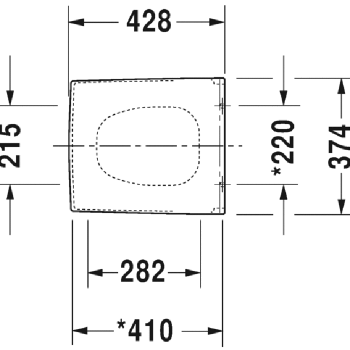 Duravit Vero Сиденье для унитаза съемное, петли: нерж. сталь с микролифтом, Цвет: Белый (Со Склада нашего продаем с унитазом 2217090000!)