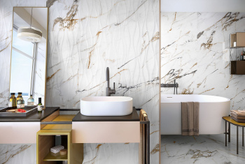 Плитка 9543 BLUE CALACATTA RELIEVE 30x90