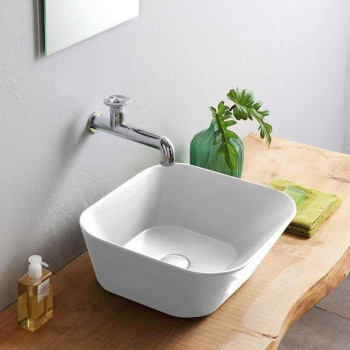 Раковина накладная/подвесная Simas Wave WA 03 33.5 см белый