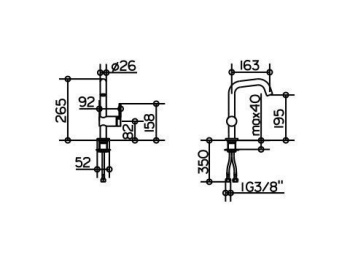 Смеситель для раковины Keuco Plan Blue 53905010100 хром
