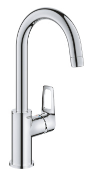 Смеситель для раковины Grohe Bauloop 23891001 с ограничителем температуры, хром