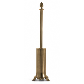 3SC Bally Туалетный ёршик напольный, ручка Queen, цвет: золото 24к. Lucido FSM17/01GD