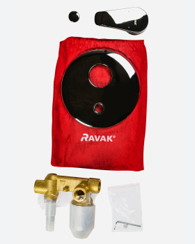 Смеситель скрытого монтажа Ravak Neo NO 061.00 с переключателем X070020