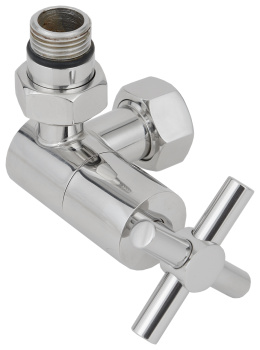 Вентиль Сунержа 3D левый (крест) G 1/2 051-1410-1234