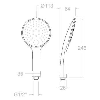 Душевой набор Ramonsoler 5813TR