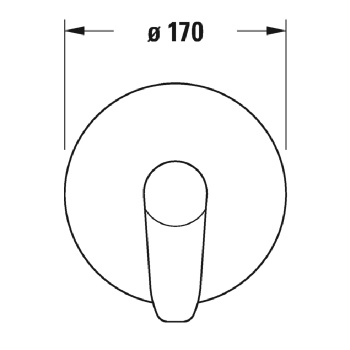 Duravit Bluebox G 1/2, базовый комплект для скрытого монтажа,без запорных клапанов