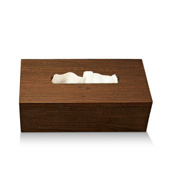 Decor Walther Wood KB Диспенсер для салфеток 27x13.5x8.5см, настольный,  цвет: темный ясень 925185