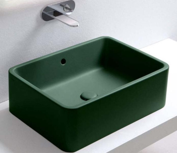 Раковина накладная Cielo Shui Comfort SHLAA6020 MU 60 см зеленый