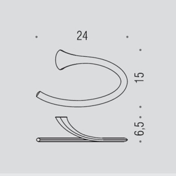 Полотенцедержатель кольцо Colombo Link хром B2431.CR