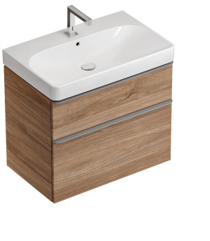 Тумба под раковину Geberit Smyle Square 75 500.353.JR.1 Пекан